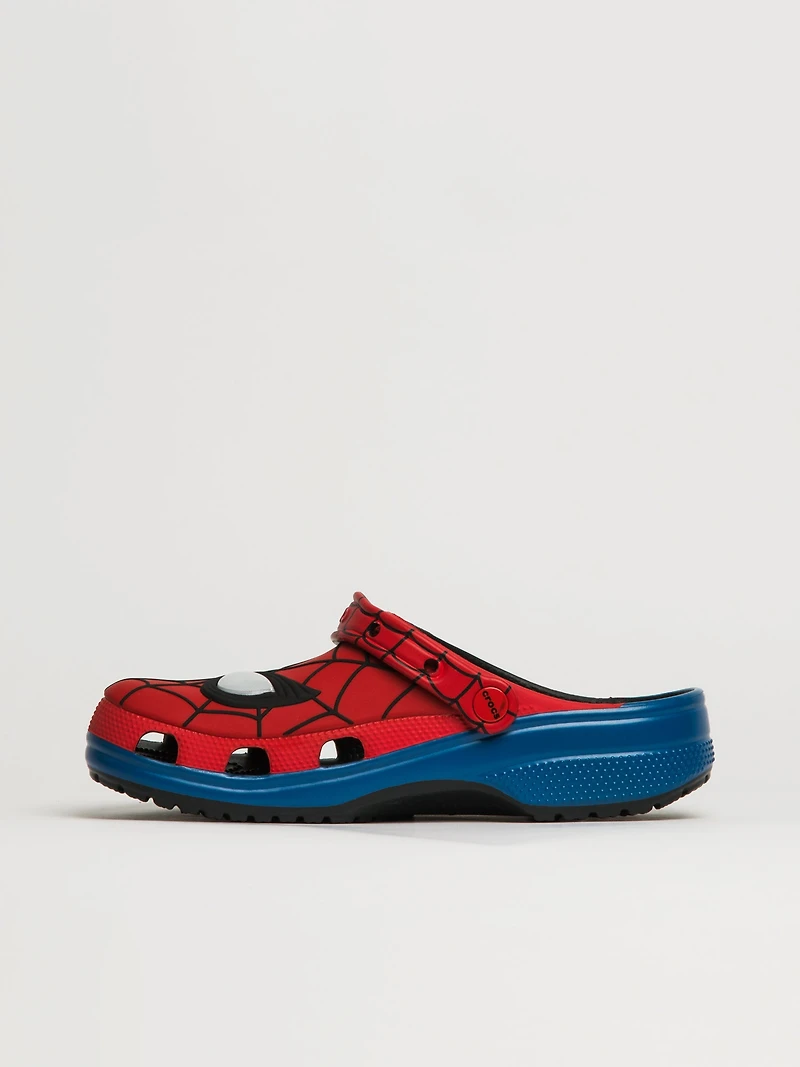 CROCS SPIDERMAN CLASSIC CLOG SLIP-ON - RED