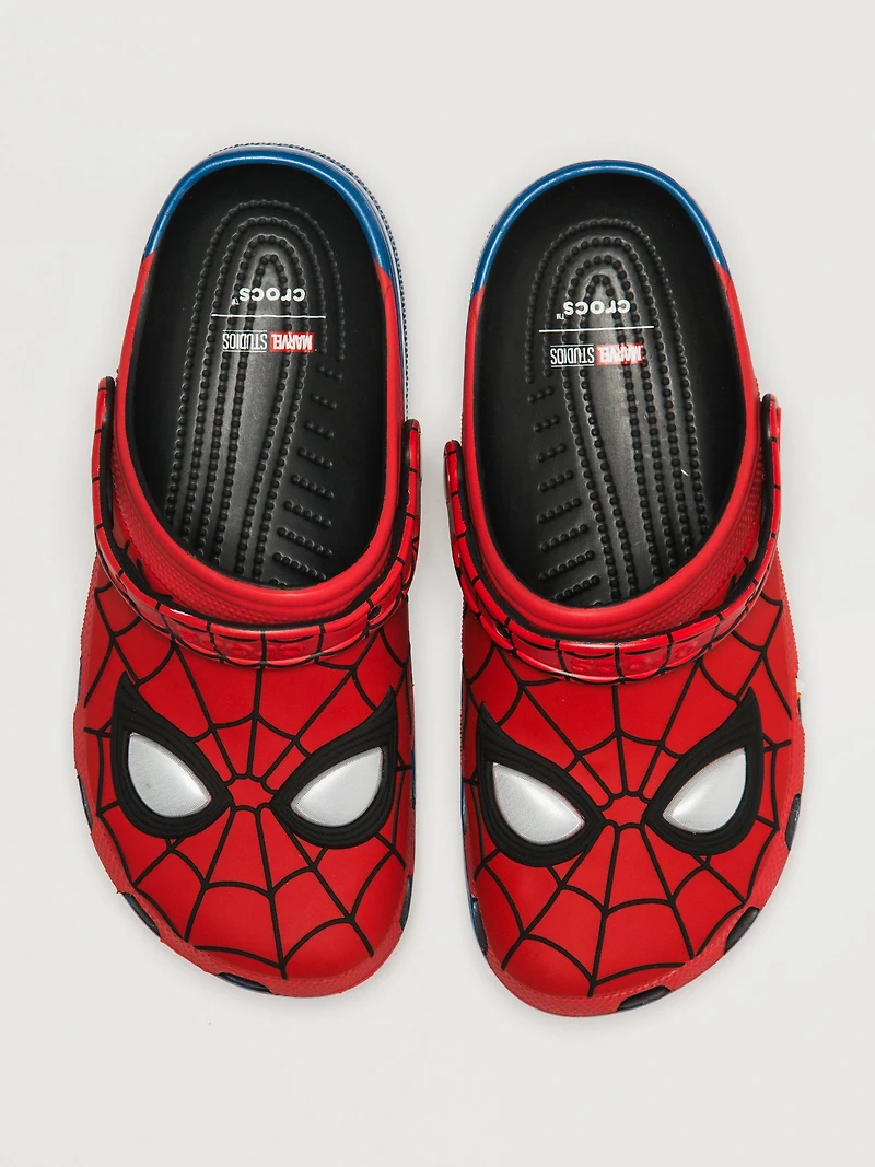 CROCS SPIDERMAN CLASSIC CLOG SLIP-ON - RED