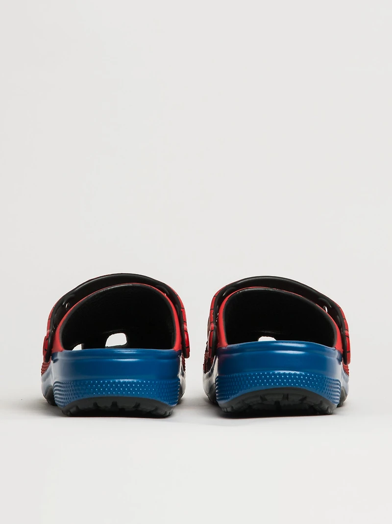 CROCS SPIDERMAN CLASSIC CLOG SLIP-ON - RED