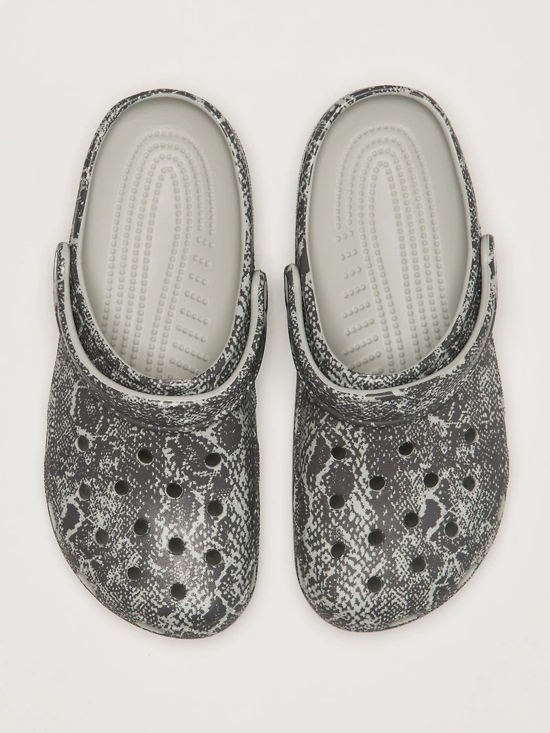 SABOTS À SLIP-ON CROCS CLASSIC POP ANIMAL - GRIS