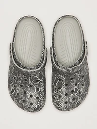 SABOTS À SLIP-ON CROCS CLASSIC POP ANIMAL - GRIS