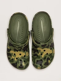 MENS CROCS DUCK CAMO CLOG - CARGO
