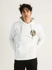 CROOKS & CASTLES GRECO MÉDUSE MÉTALLIQUE PULL À CAPUCHE - DÉGAGEMENT