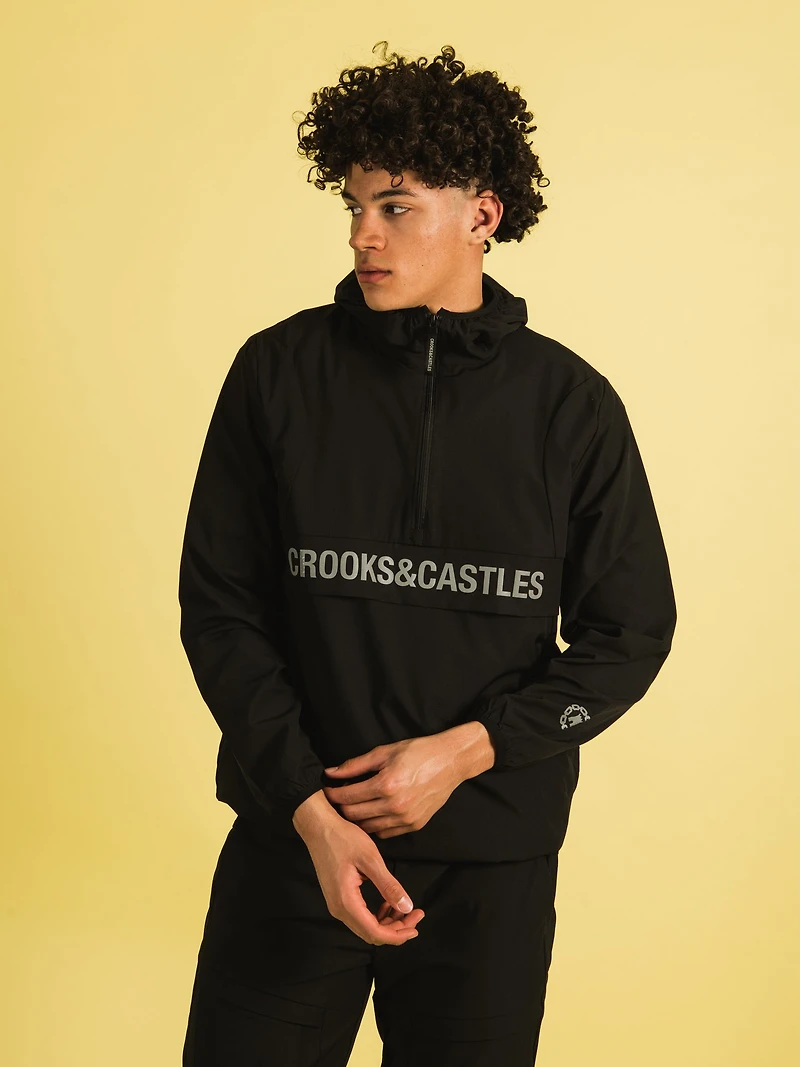 CROOKS & CASTLES SQ ANORAK JACKET - CLEARANCE
