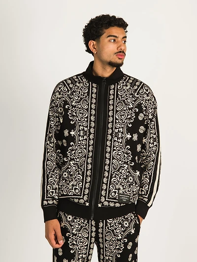 CROOKS & CASTLES PAISLEY ALL OVER PRINT JACKET - CLEARANCE