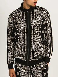 CROOKS & CASTLES PAISLEY ALL OVER PRINT JACKET - CLEARANCE