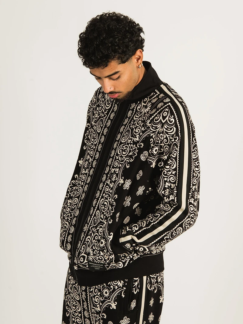 CROOKS & CASTLES PAISLEY ALL OVER PRINT JACKET - CLEARANCE