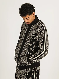 CROOKS & CASTLES PAISLEY ALL OVER PRINT JACKET - CLEARANCE