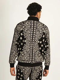 CROOKS & CASTLES PAISLEY ALL OVER PRINT JACKET - CLEARANCE