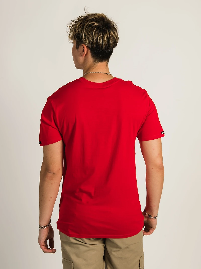 CROOKS & CASTLES SCRIPT EMBROIDERED T-SHIRT - CLEARANCE