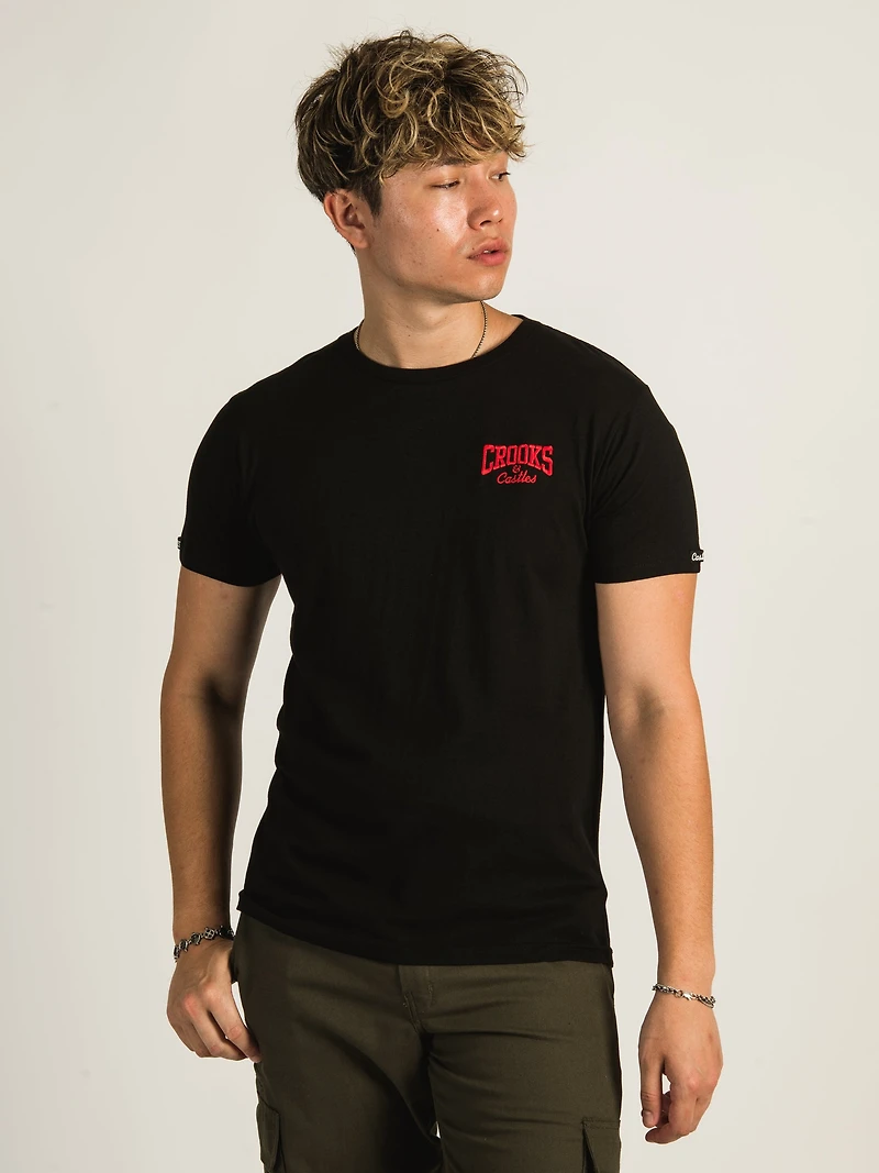CROOKS & CASTLES T-SHIRT AIR PISTOLET - DÉGAGEMENT