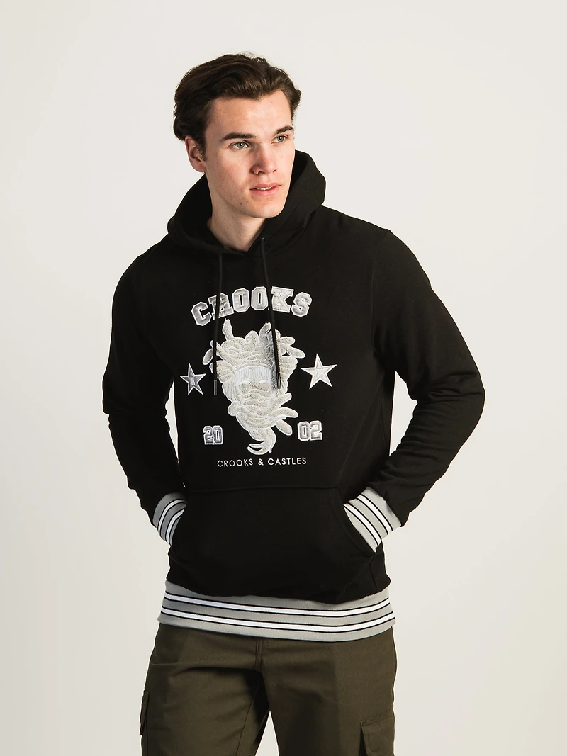 CHANDAIL À CAPUCHE BRODÉ CHENILLE TEAM