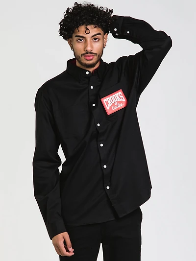 T-SHIRT À MANCHES LONGUES AVEC LOGO SERIF POUR HOMME