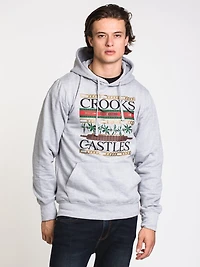 CROOKS & CASTLES HORSEBIT VACATION PULLOVER HOODIE - CLEARANCE