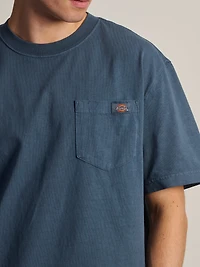 DICKIES HEAVY WEIGHT SHORT SLEEVE POCKET T-SHIRT - INDIGO