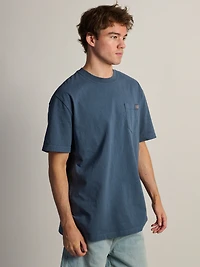 DICKIES HEAVY WEIGHT SHORT SLEEVE POCKET T-SHIRT - INDIGO
