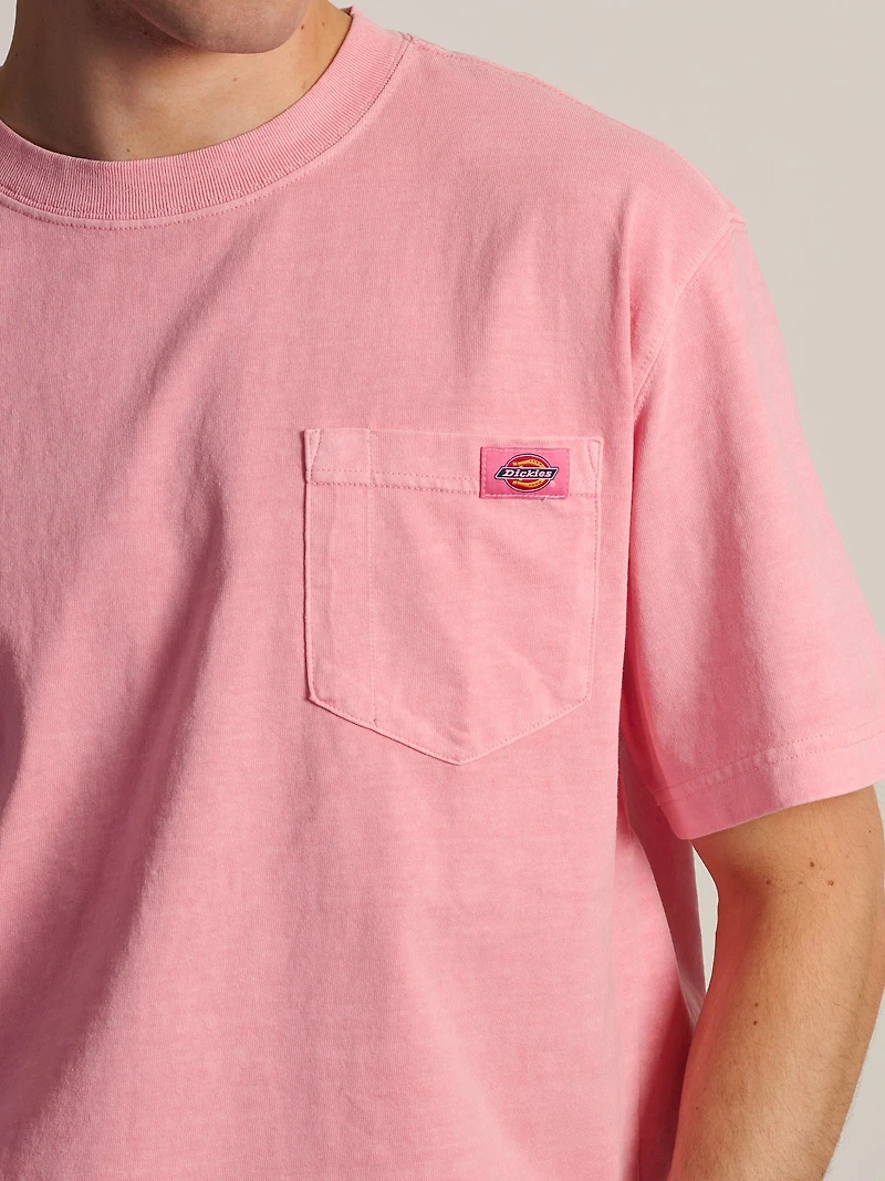 DICKIES HEAVYWEIGHT SHORT SLEEVE POCKET T-SHIRT - ORCHIDÉE