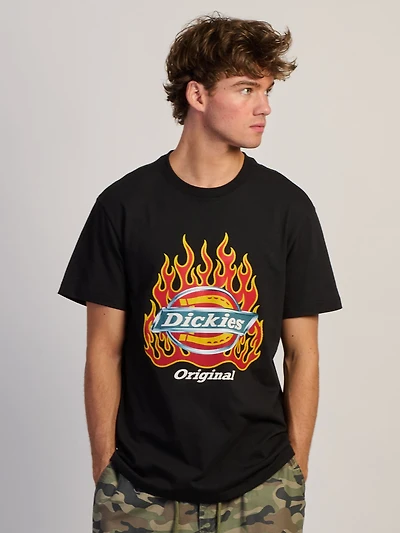 DICKIES FLAME LOGO T-SHIRT