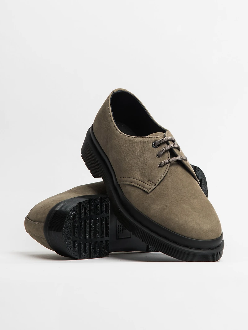 MENS DR MARTENS 1461 MILLED NUBUCK WATERPROOF - CLEARANCE
