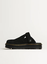 MULE DR MARTENS ZEBZAG EN DAIM - NOIR