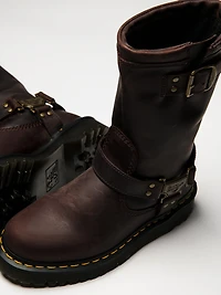 BOTTES DR MARTENS ANISTONE HI - MARRON