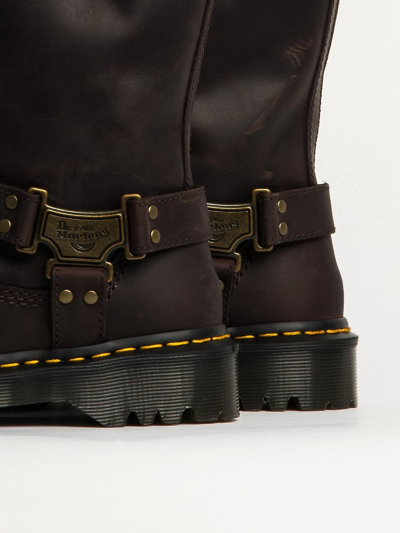 BOTTES DR MARTENS ANISTONE HI - MARRON