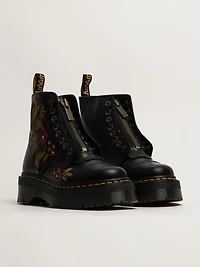 DR MARTENS SINCLAIR AUTUMN FLORAL WANAMA BOOT - BLACK