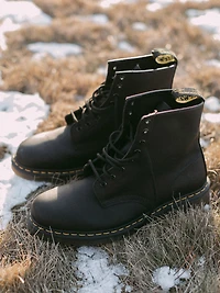 BOTTES À LACETS EN CUIR NAPPA POUR FEMMES