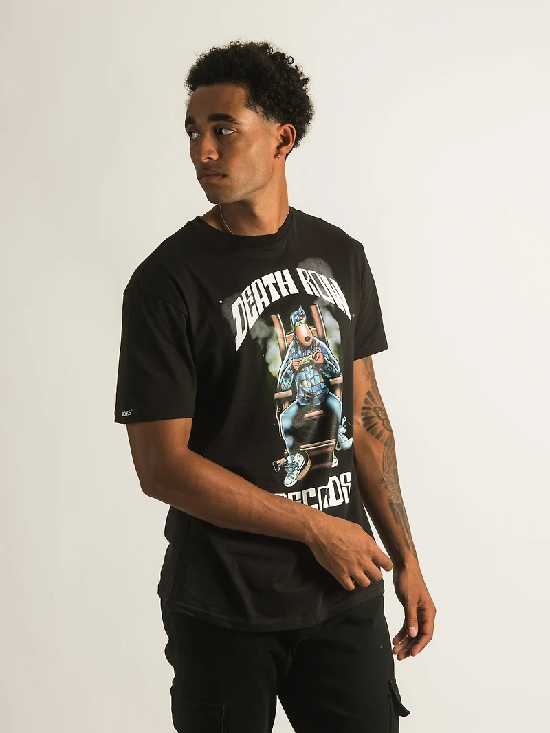 CROOKS & CASTLES B.O.D.R X SNOOP T-SHIRT - CLEARANCE