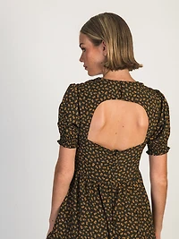 DAISY STREET LTD TIERED MIDI FLORAL DRESS - CLEARANCE