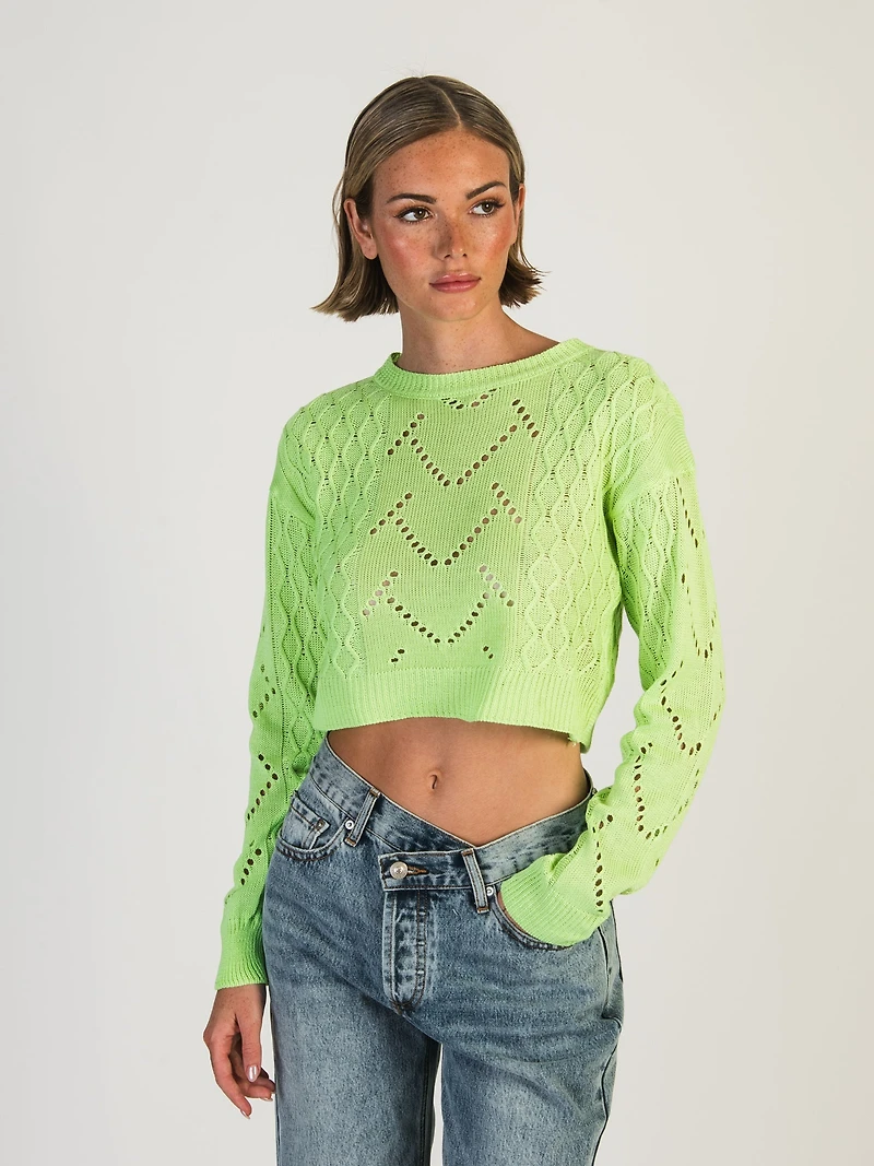 COMBINAISON CROCHET KNIT BOXY