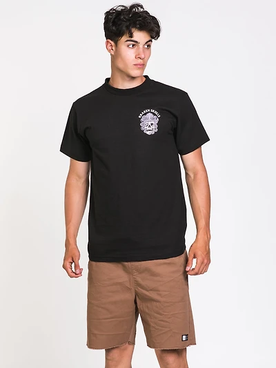 T-SHIRT TÊTE DE MORT KRAKEN POUR HOMME