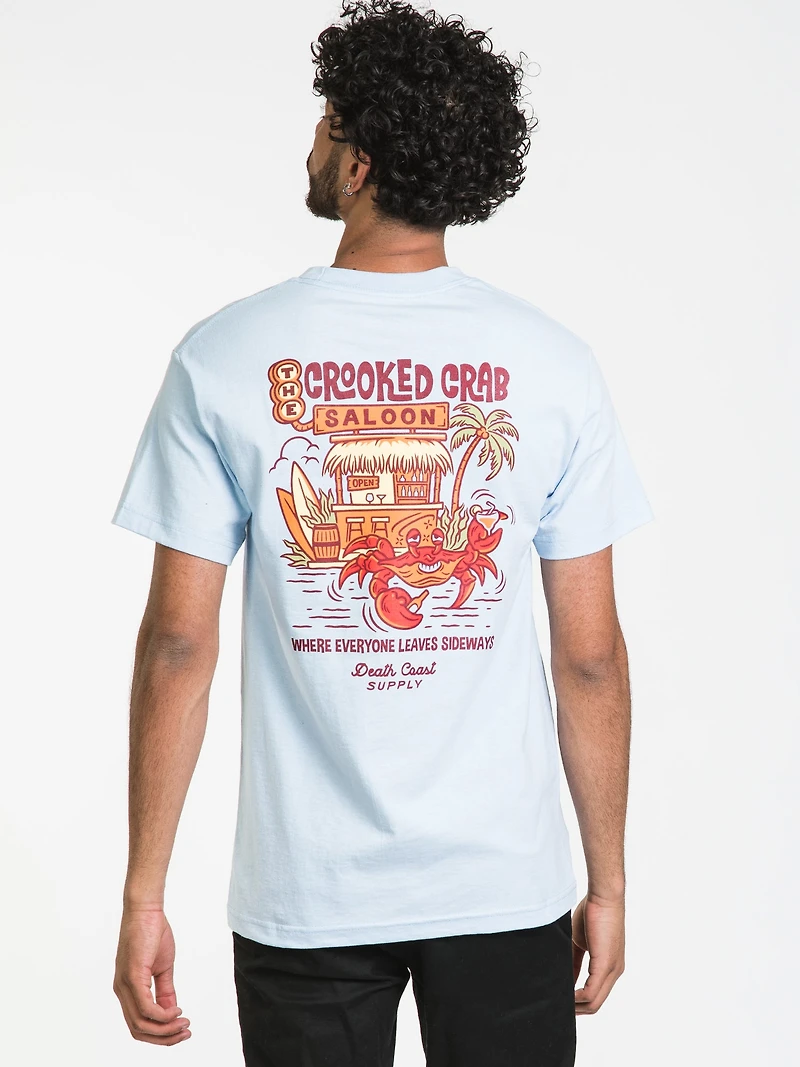 DEATH COAST SUPPLY CROOKED CRAB T-SHIRT