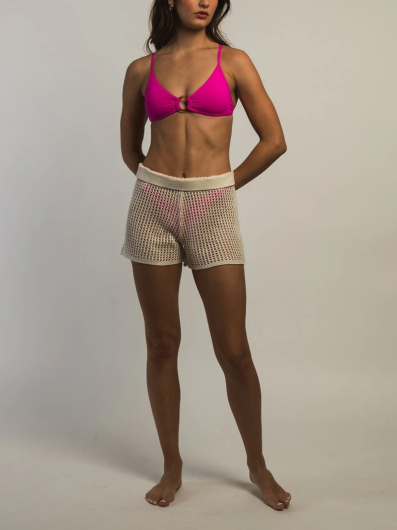 SHORT EIDON ZIA CROCHET - IVOIRE