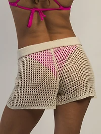 SHORT EIDON ZIA CROCHET - IVOIRE