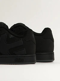 MENS ETNIES FADER SNEAKER - BLACK RAW