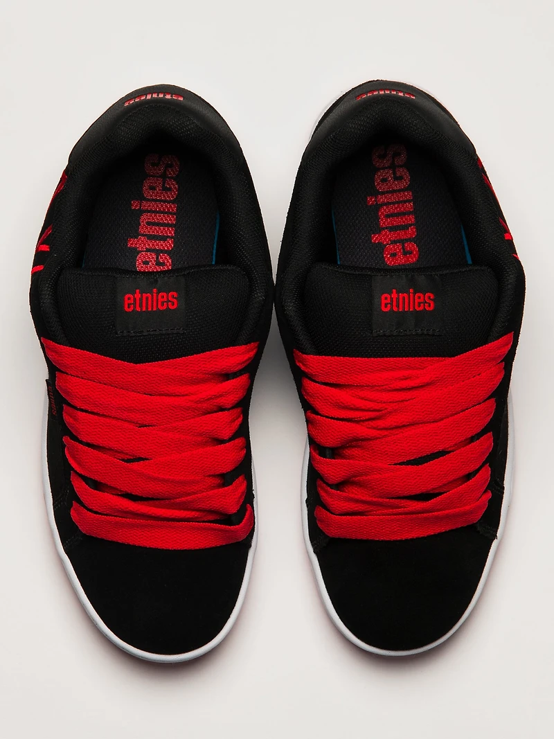 MENS ETNIES FADER SNAEKER - BLACK/RED