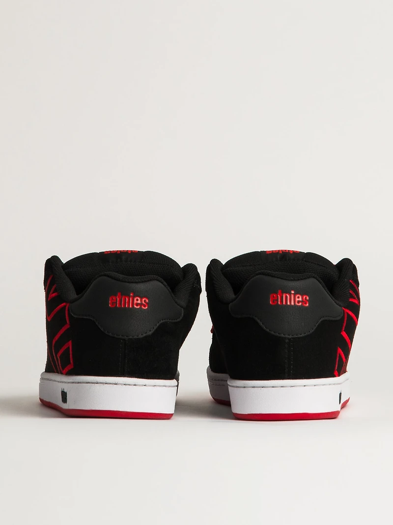 MENS ETNIES FADER SNAEKER - BLACK/RED