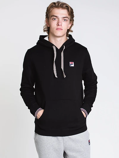 MENS NICO PULLOVER HOODIE- BLACK - CLEARANCE