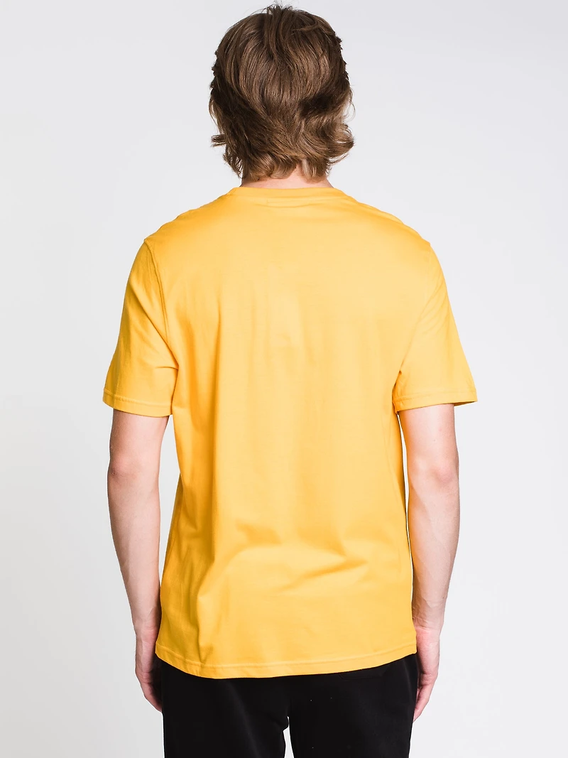 MENS THE F BOX SHORT SLEEVET-SHIRT- GOLD - CLEARANCE