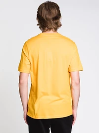 MENS THE F BOX SHORT SLEEVET-SHIRT- GOLD - CLEARANCE
