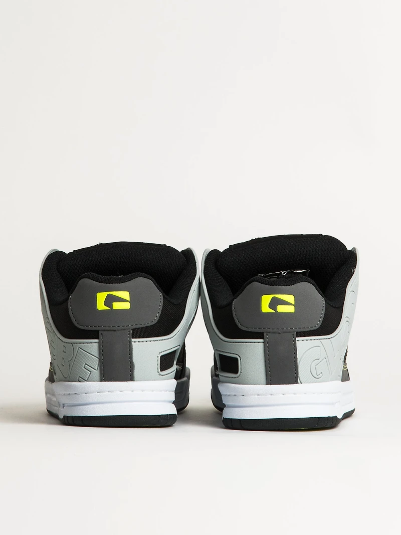 MENS GLOBE TILT SNEAKER - GREYSCALE/BLACK