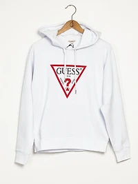 SWEAT À CAPUCHE MANCHES LONGUES LOGO TRIANGLE CLASSIQUE POUR FEMMES