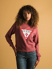 GUESS BRUSHED TERRY C/N ORIGINAL FLEECE - CLEARANCE