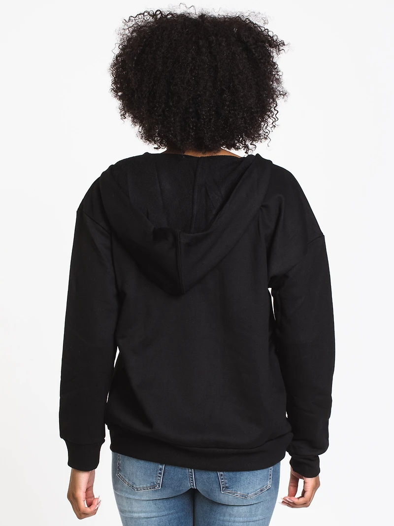 SWEAT-SHIRT À CAPUCHE TRIANGLE AVEC DENTELLE SUR LE DEVANT POUR FEMMES