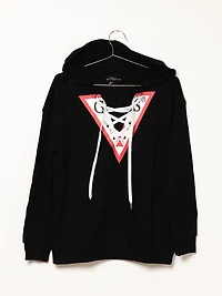 SWEAT-SHIRT À CAPUCHE TRIANGLE AVEC DENTELLE SUR LE DEVANT POUR FEMMES