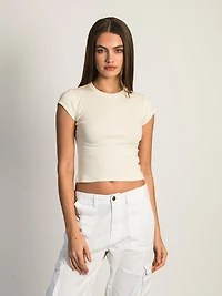 HARLOW RIBBED BABY TEE