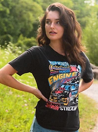 HARLOW BOYFRIEND SCREENED TEE - CLEARANCE