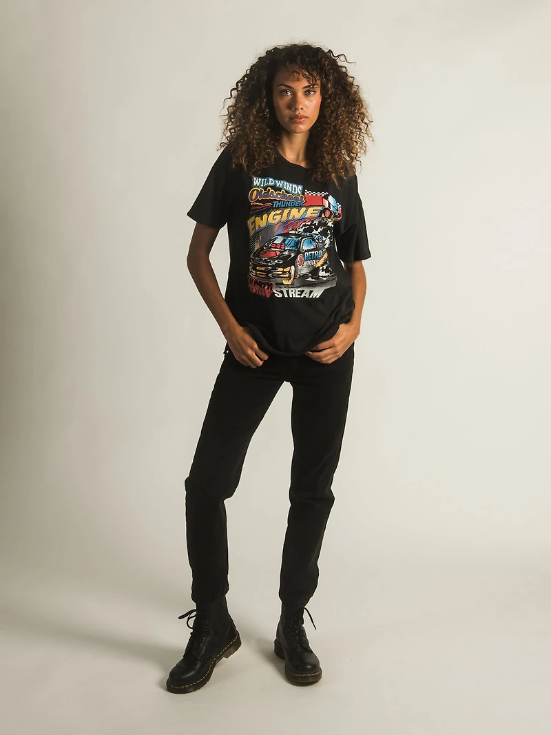 HARLOW BOYFRIEND SCREENED TEE - CLEARANCE