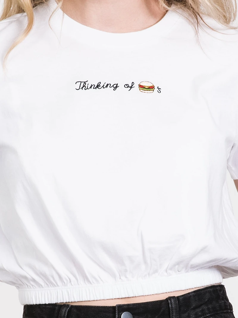 HARLOW MONICA ELASTIC TEE - CLEARANCE